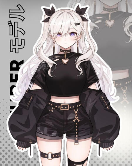 Half body Vtuber Live2D
